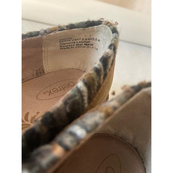 Aetrex Janine Sweater Leather Mary Jane Size US 7.5. EU 38 - Picture 4 of 10